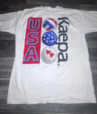 Camisa De Colección Kaepa Voleibol Autografiada Equipo EE. UU. Talla Grande Foto 1 de 4