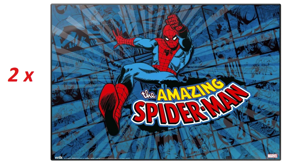 2 x  Marvel Schreibtischmatte - Spiderman Schreitischunterlage - Bild 1 von 1