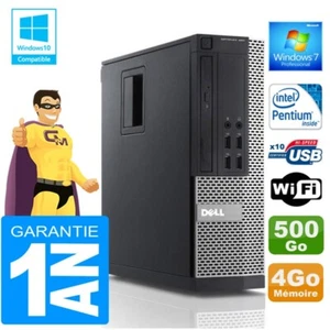 PC DELL 990 SFF Intel G840 RAM 4Go Scheibe 500 GB Wifi W7 - Bild 1 von 4
