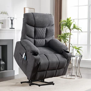 Electric Lift Recliner Chair Power Massage Heated Sofas Chairs for Living Room - Picture 1 of 37