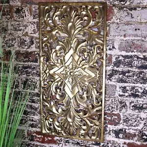 Talwara Filigran Gold Wandbild Metall - Bild 1 von 3