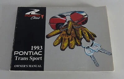 Manuale Dell'Owner / Manuale Pontiac Trans Sport Anno 1993 - Immagine 1 di 2