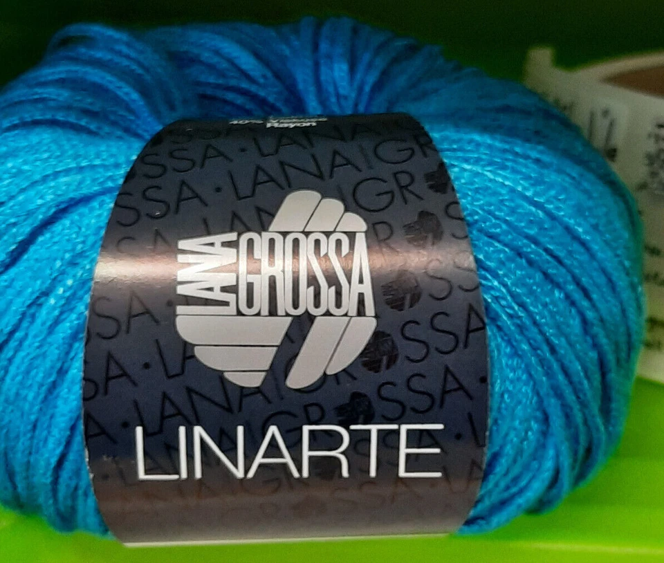 (90 €/kg):  50 g LG LINARTE, Bändchengarn m Leinen, Part. 508903 Fb. 083 # 7051 - Bild 1 von 1