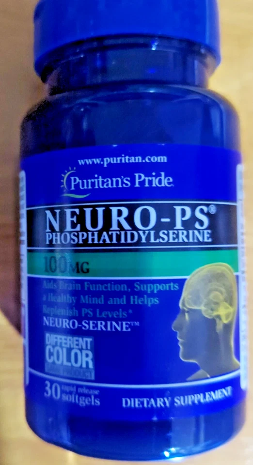 Neuro-Ps (фосфатидилсерин) 100 мг 30Softgel истекает 10/27 Бесплатная и легкая доставка - Изображение 1 из 3