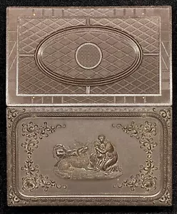 FUNDA TERMOPLÁSTICA COMO NUEVA - CUATRO AMBROTIPOS BRITÁNICOS DE 1/6 PLACAS DE HERMANOS ID'ED - Imagen 1 de 6