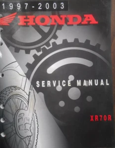 1997 2000 2003 Honda XR70R XR 70R Servicio Reparación Tienda Manual 61GCF04 - Imagen 1 de 5
