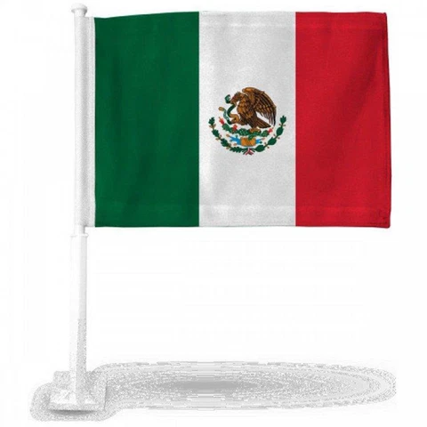 Mexico World Cup 2018 double sided car flag FIFA banner 12" x 18" x 20" Cover
