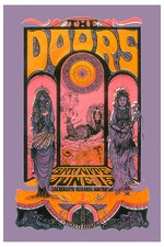 The Doors at Sacramento Psychedelic Concert Poster 1970 13x19