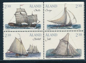 Alan Island -  MNH Block Stamps Boats (1995) - Picture 1 of 1