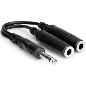 Hosa Y Cable 1/4 in. TRS Male - Dual 1/4 in TRS Female (Stereo Splitter) - Picture 1 of 1