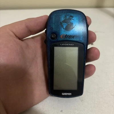 Garmin eTrex Legend  Blue Handheld LCD Display Waterproof Hiking GPS Navigator - Image 1 of 4