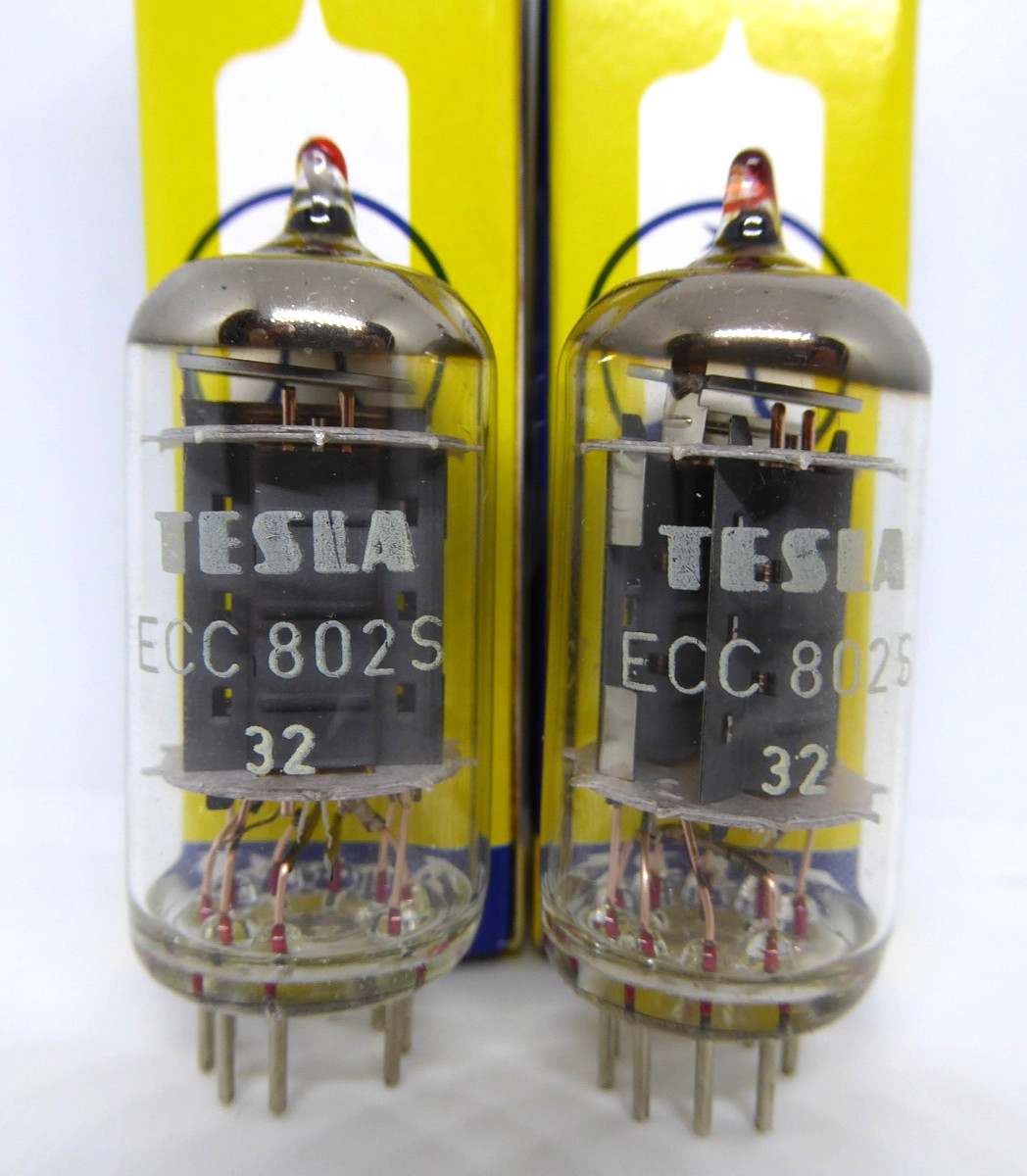 ECC802s TELEFUNKEN 真空管　1本 テレフンケン TELEFUNKEN ECC802S /12AU7 /真空管 1 本 中古品