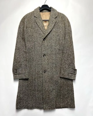 ABRIGO DE LANA TIPO TWEED HARRIS VINTAGE RARO AÑOS 60 BARACUTA PARA HOMBRE TALLA 50-52 Foto 1 de 4