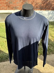 Nike Dri Fit Pro Combat Fitted Wicking Shirt Navy Blau Neu Herren Größe 2XL - Bild 1 von 5
