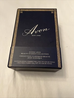 Avon Iconic Beauty Classics Collection 24 Eyeshadows, 4 Blushes - Avon Est.1886 - Image 1 of 4