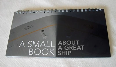 Book: "A Small Book About a Great Ship" -- SS ROTTERDAM Interiors Book - Image 1 of 4