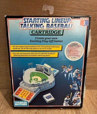 Cartucho de béisbol parlante de alineación inicial #4007 Dodgers, Giants, Padres - ¡Nuevo de Lote Antiguo! Foto 1 de 4