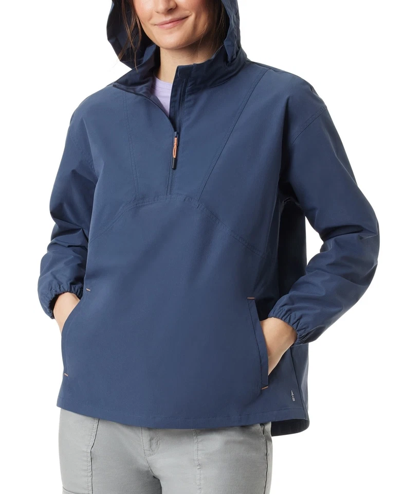 Bass Outdoor Women Regular fit Half Zip Sweater Small Blue Solid - Image 1 of 1