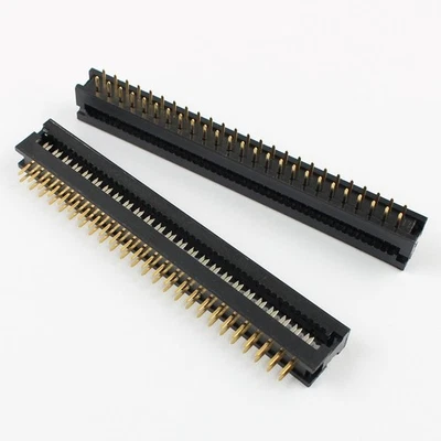 2Pcs 2.54mm Pitch 2x25 Pin 50 Pin Male Header FD IDC Cable Transition Connector - Image 1 of 4