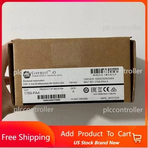 New Factory Sealed AB 1769-PA4 /A CompactLogix Power Supply Input Module 1769PA4 - Picture 1 of 3