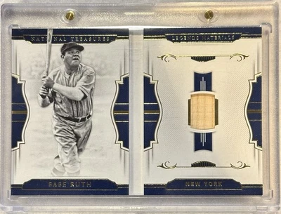 2018 National Treasures Legends Materials Babe Ruth Barnstorming Tour Bat /25 - Image 1 of 2