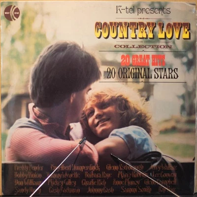 COUNTRY LOVE COLLECTION - VARIOUS - Vinyl LP - K-tel - VG FREE POSTAGE (3017) - Image 1 of 4