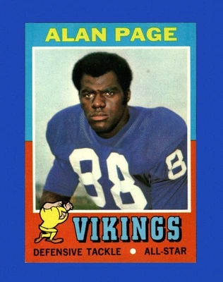 Topps Set-Break #71 1971 Alan Page casi nuevo-como nuevo o mejor *GMCARDS* Foto 1 de 2