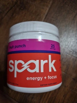 SPARK Suplemento de Vitaminas y Aminoácidos Enfoque y Bebida Energética Mezcla Ponche de Frutas 🔥 Foto 1 de 4