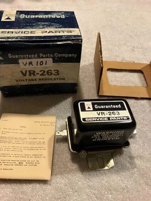 New Guaranteed Parts Voltage Regulator 1960-1969 Chrysler Dodge Plymouth DeSoto - Image 1 of 2