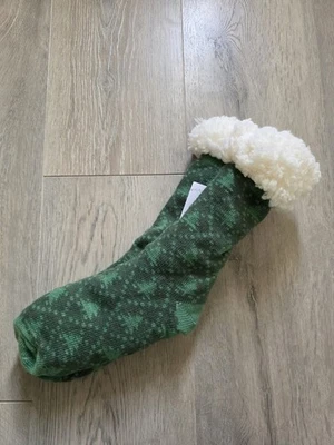 Árbol de Navidad Verde Vacaciones Agarre Difuso Adulto Acogedor Calcetines Mujer Talla 9-11 Nuevo con Etiquetas Foto 1 de 4