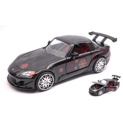 JOHNNY'S HONDA S2000 1998 FAST & FURIOUS  BLACK 1:24 Jada Toys Movie Modellino N - Immagine 1 di 4