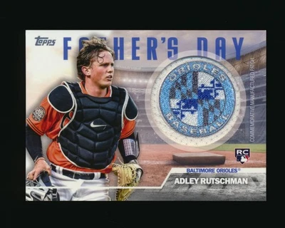 2023 TOPPS FATHERS DAY ADLEY RUTSCHMAN COMMEMORATIVE PATCH RC ROOKIE *1629 - Image 1 of 2