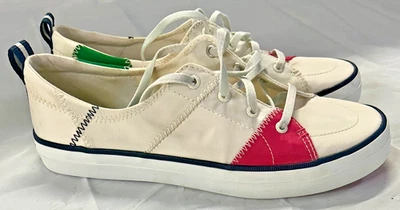Sperry Top Sider Crest Vibe Women’s Sz. 10 Casual White Canvas Shoes STS83727 - Image 1 of 4