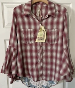ARATTA Silent Journey Port d'Eirissa Glockenärmel BLUSE SHIRT MEDIUM NEU Neu mit Etikett WOW - Bild 1 von 4