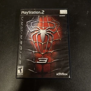 Spider-Man 3 Sony Playstation 2 PS2 2007 Black Label CIB With Manual Tested  - Picture 1 of 3