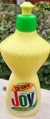 Jabonera líquida detergente Joy para lavavajillas 22 OZ utilería de película de los años 80 de colección abuela Foto 1 de 4