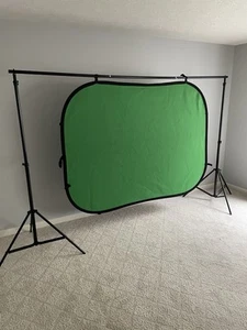 Digital Juice Chroma Pop Kit With Green/Blue Screen, Stands, Cover and Bag - Picture 1 of 14