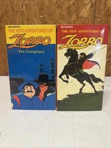 New Adventures of Zorro 1981 Animationsserie Filmation Episode Verschwörung 2VHS - Bild 1 von 2