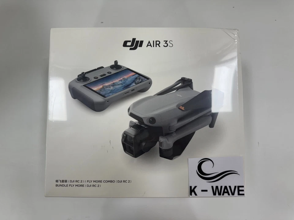 DJI Air 3S Fly More Combo Camera Drone (3 Batteries) + DJI RC 2 /NO Tariff in US