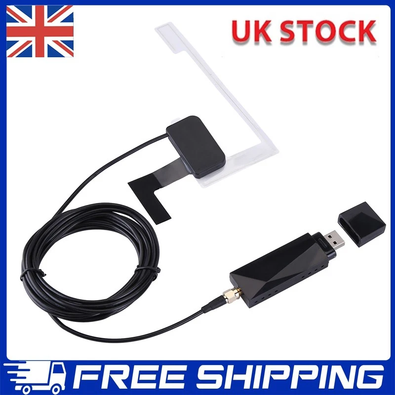 Car USB Android DAB+ Car Radio Adapter Digital Tuner Audio Receiver Antenna UK - Image 1 of 4