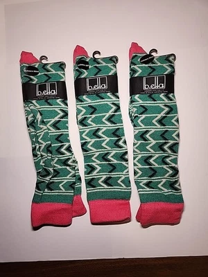 ☆ 3 PARES ☆ Calcetines hasta la rodilla mezcla de viscosa angora lana b.ella Laini Foto 1 de 2