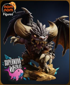 Chibi Nergigante - Monster Hunter World | Painted Preorder / Unpainted Options - Picture 1 of 14