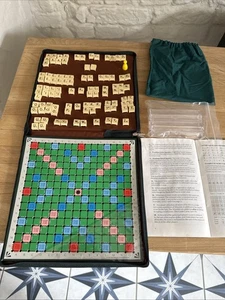 Spear Games Vintage Travel Scrabble Board Game In A Zip Up Case - Picture 1 of 16