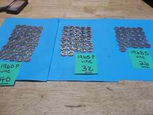 (40) 1960 P, (32) 1965 P, (26) 1968 S Jefferson Nickels sin circular ¡ENVÍO GRATUITO! - Imagen 1 de 4