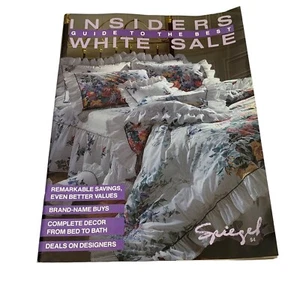 1989 Spiegel Catalog Smaller Format White Sale Insiders Guide - Foto 1 di 9