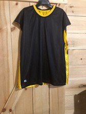 Men's Starter Basketball Jersey Tank Navy Blue Gold Size 2Xl Reversible Shooter