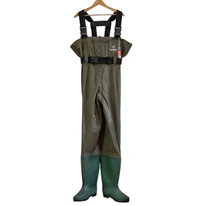 HISEA Nylon PVC Fishing Chest Waders Bootfoot Waterproof ~ Men's 6/Women's 8 - Picture 1 of 5