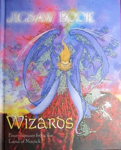 WIZARDS Jigsaw Book including 4 Jigsaw Puzzles from the Land of Magick Brand New - Picture 1 of 6