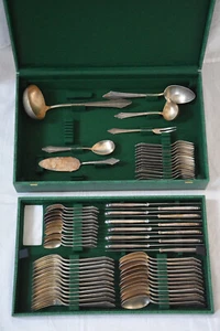 WMF Fächermuster Besteck versilbert für 12 Personen - Bild 1 von 12