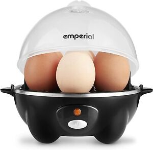 Emperial Electric Egg Cooker Boiler Poacher Steamer & Omelette Maker Fits 7 Eggs
